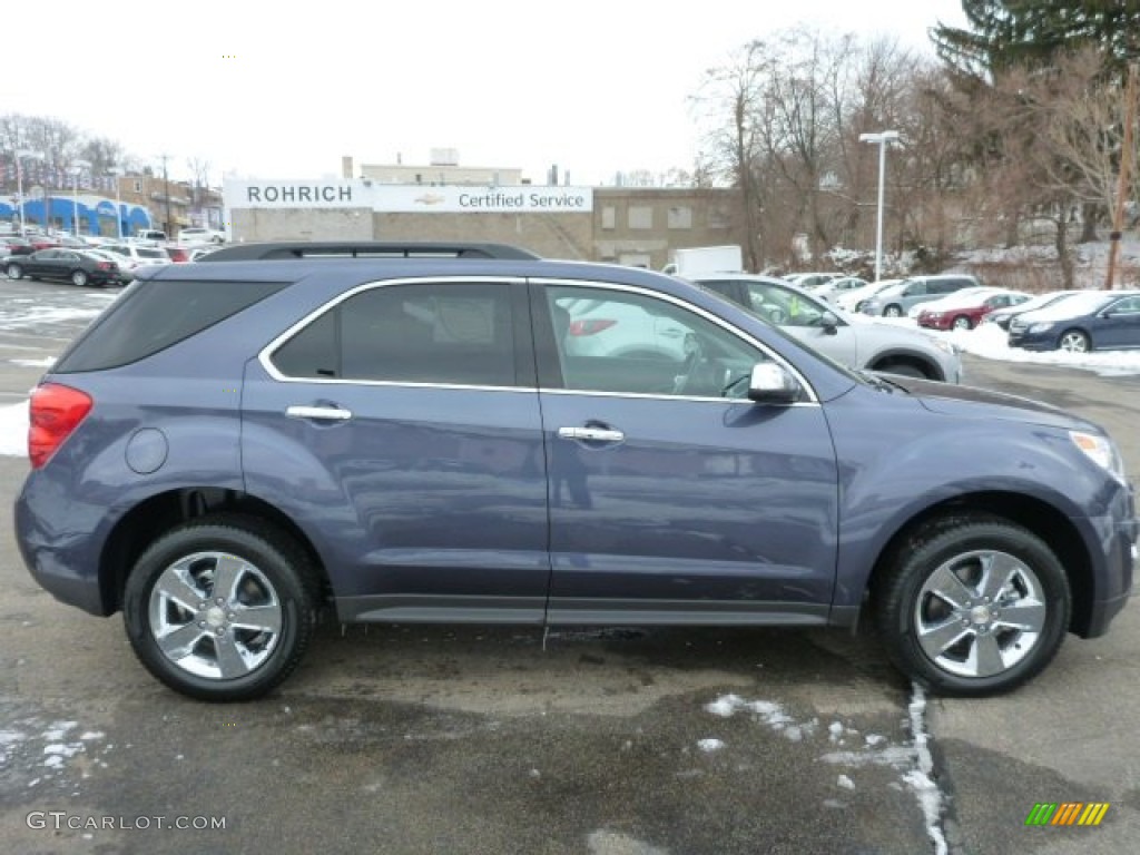 2014 Equinox LT AWD - Atlantis Blue Metallic / Jet Black photo #2