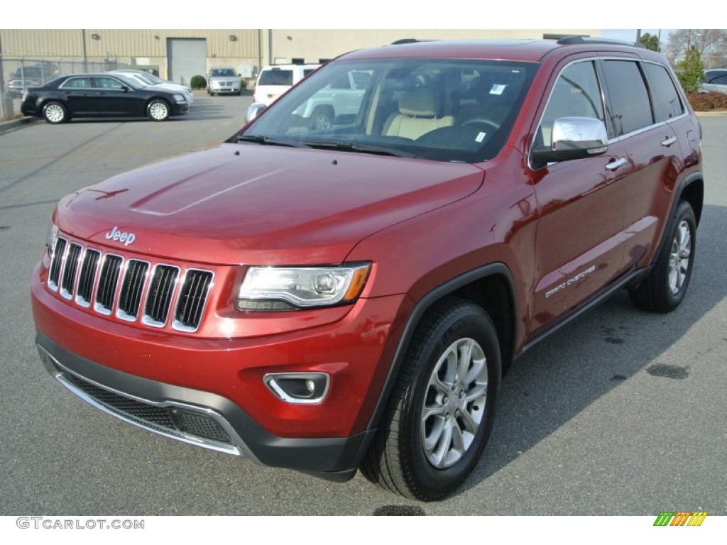 2014 Grand Cherokee Limited - Deep Cherry Red Crystal Pearl / New Zealand Black/Light Frost photo #1