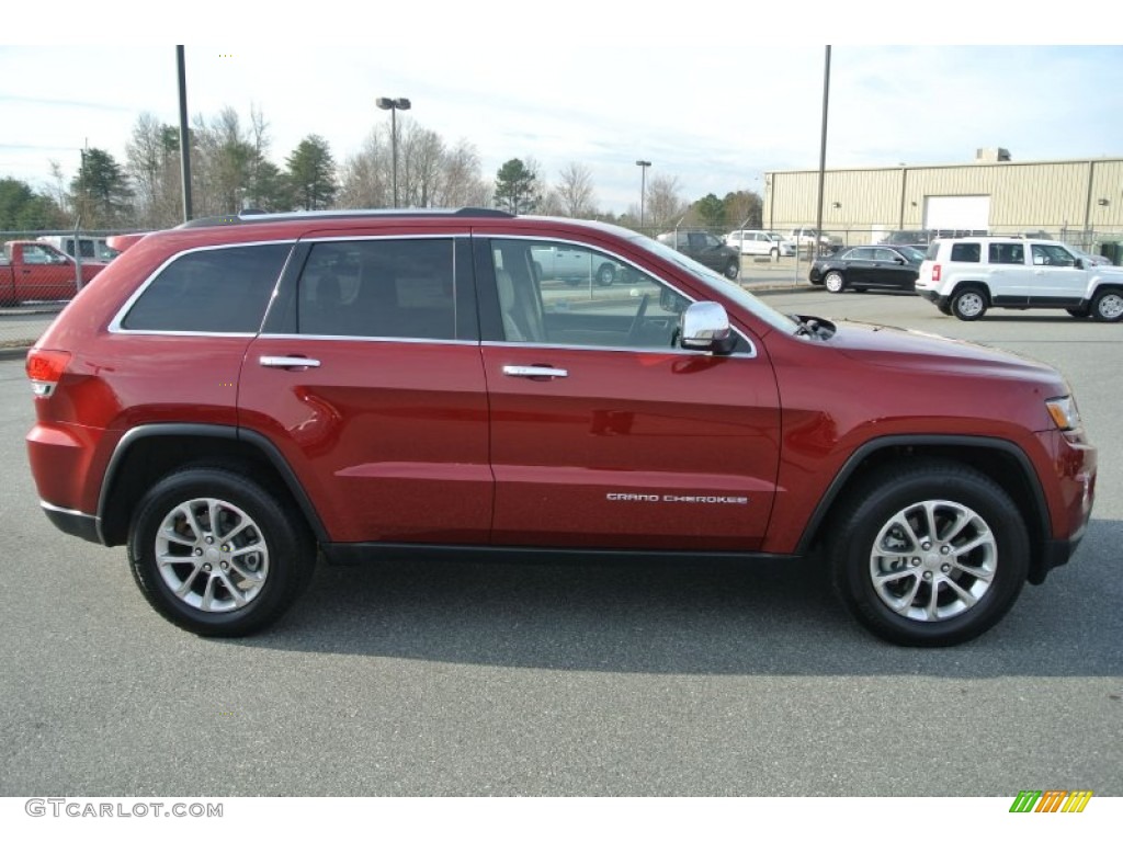 2014 Grand Cherokee Limited - Deep Cherry Red Crystal Pearl / New Zealand Black/Light Frost photo #6