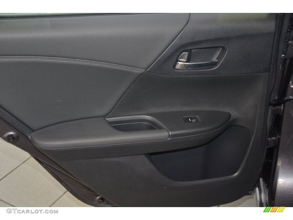 2014 Accord Hybrid EX-L Sedan - Modern Steel Metallic / Black photo #30