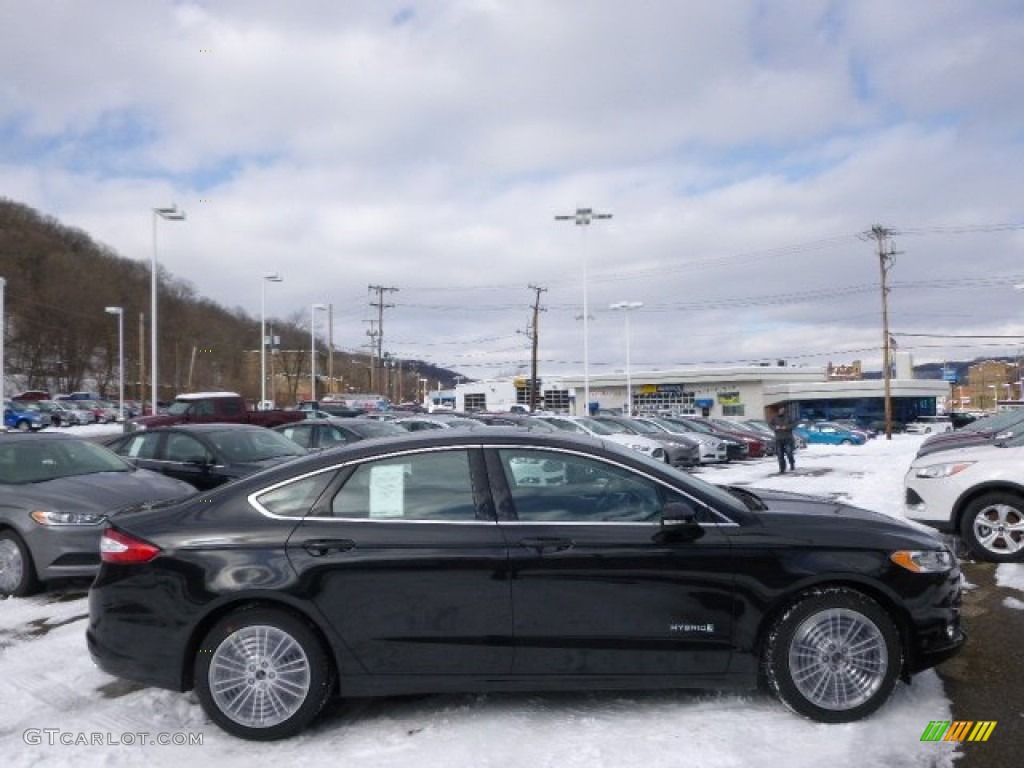 2014 Fusion Hybrid SE - Dark Side / Charcoal Black photo #1