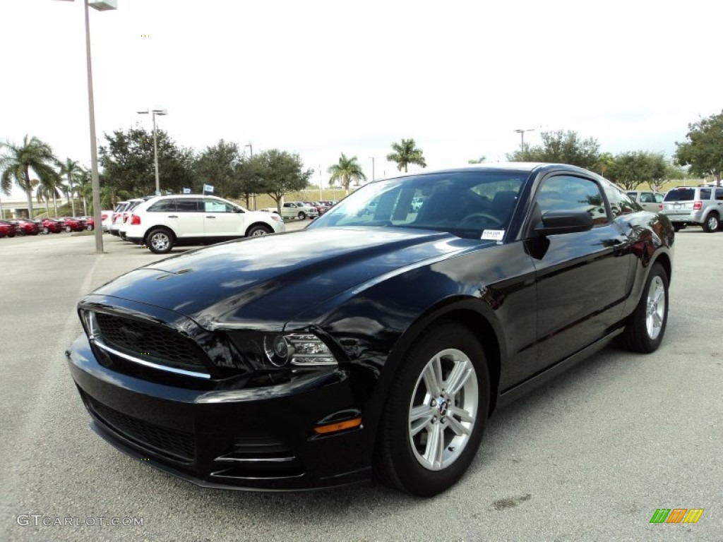 Black 2013 Ford Mustang V6 Coupe Exterior Photo #90399521