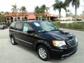 2011 Brilliant Black Crystal Pearl Chrysler Town & Country Touring  photo #2