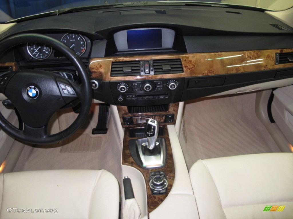 2009 5 Series 528xi Sedan - Platinum Bronze Metallic / Cream Beige photo #24