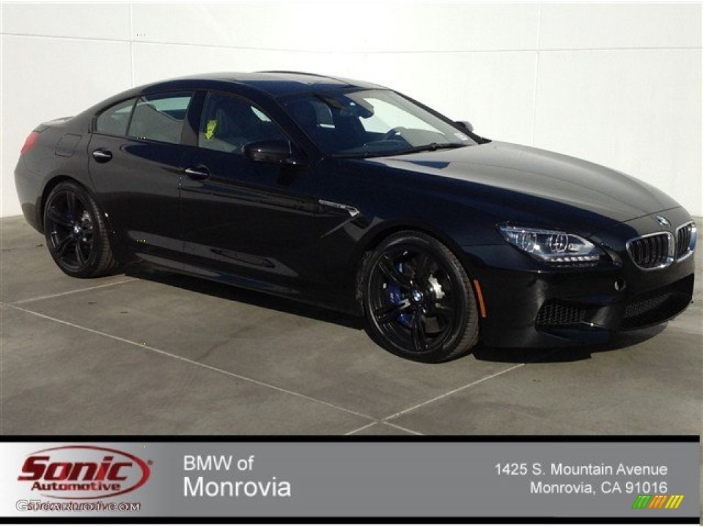 2014 M6 Gran Coupe - Black Sapphire Metallic / Black photo #1