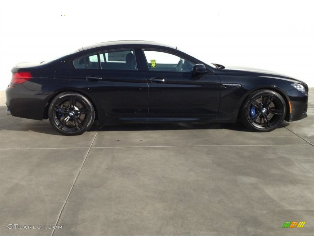Black Sapphire Metallic 2014 BMW M6 Gran Coupe Exterior Photo #90400310
