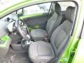 Silver/Green Front Seat Photo for 2014 Chevrolet Spark #90400501