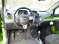 2014 Chevrolet Spark Silver/Green Interior Prime Interior Photo