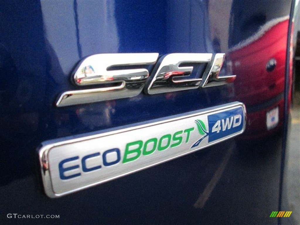 2013 Escape SEL 2.0L EcoBoost 4WD - Deep Impact Blue Metallic / Medium Light Stone photo #7