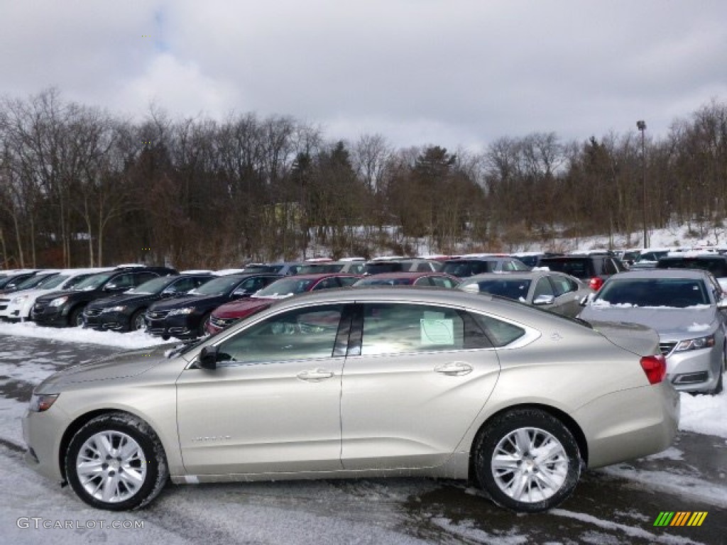 2014 Impala LS - Champagne Silver Metallic / Jet Black/Dark Titanium photo #8