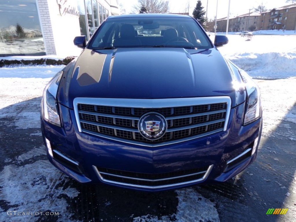 2013 ATS 3.6L Premium AWD - Opulent Blue Metallic / Jet Black/Jet Black Accents photo #2