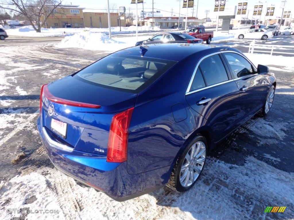 2013 ATS 3.6L Premium AWD - Opulent Blue Metallic / Jet Black/Jet Black Accents photo #6