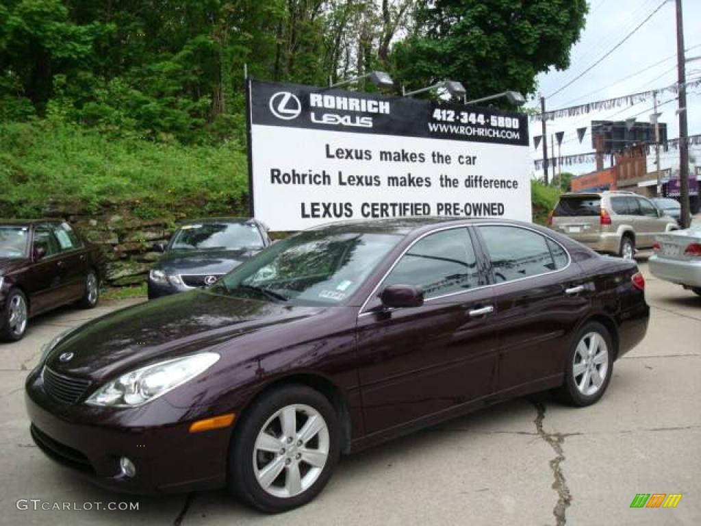 2006 ES 330 - Black Garnet Pearl / Black photo #1