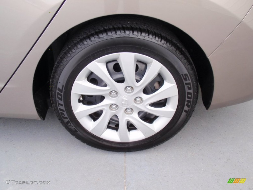 2012 Elantra GLS - Desert Bronze / Beige photo #13