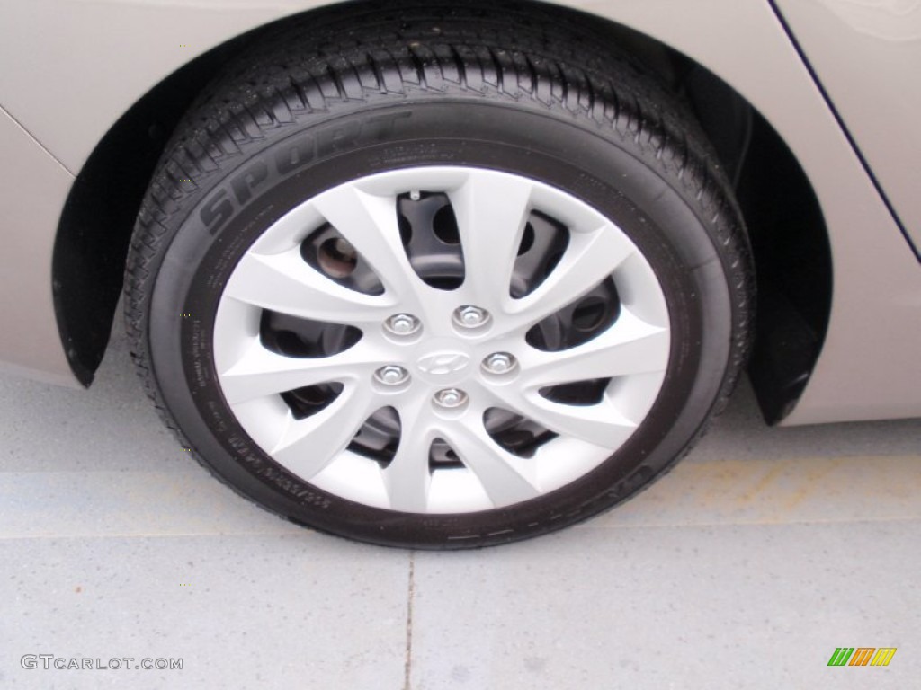 2012 Elantra GLS - Desert Bronze / Beige photo #14