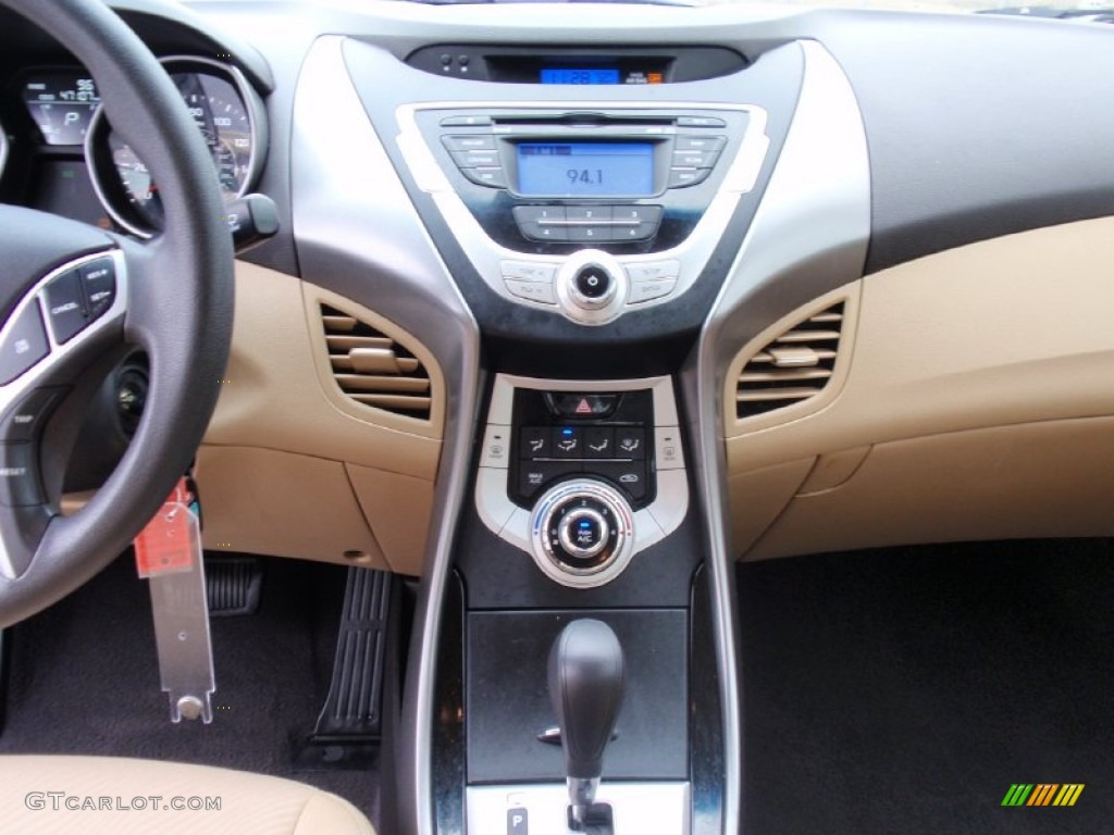 2012 Elantra GLS - Desert Bronze / Beige photo #40