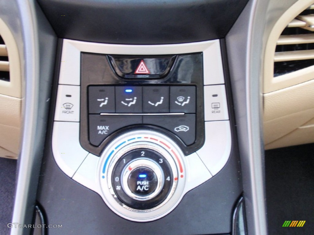 2012 Elantra GLS - Desert Bronze / Beige photo #42