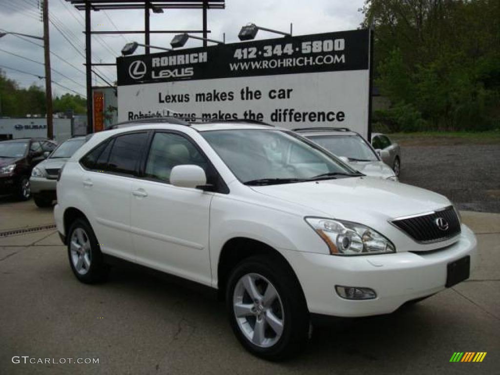 Crystal White Pearl Lexus RX