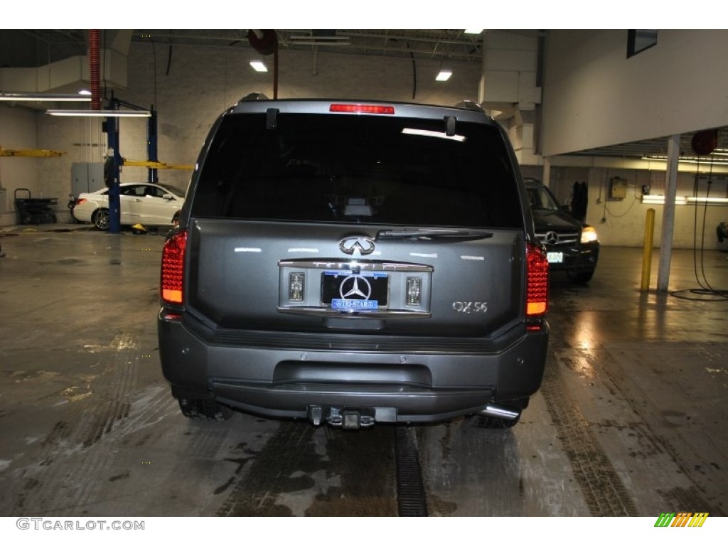 2010 QX 56 4WD - Silver Graphite / Graphite photo #8