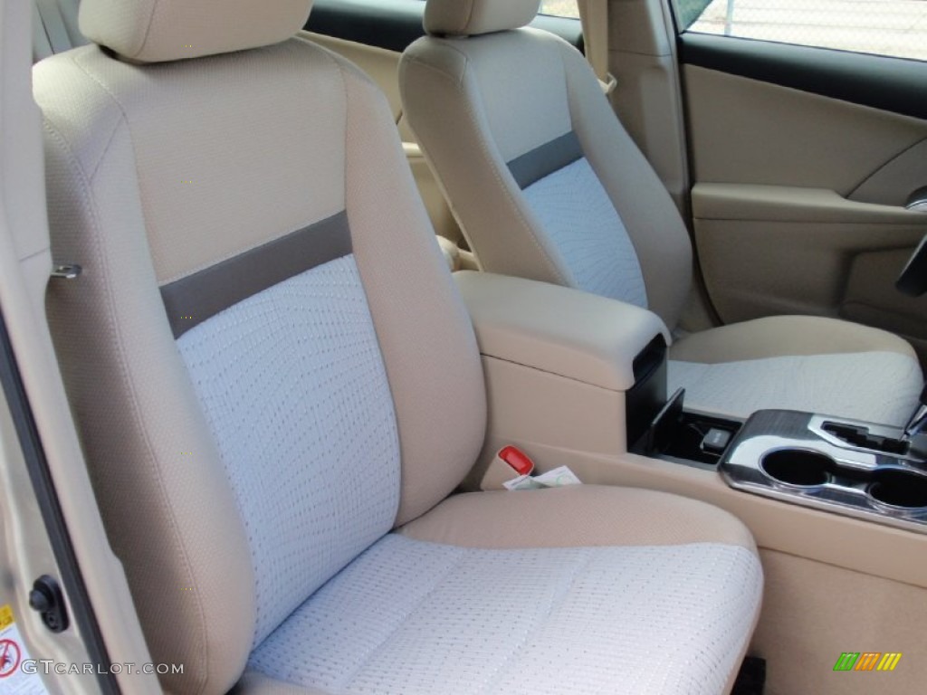 2014 Camry Hybrid XLE - Champagne Mica / Ivory photo #20