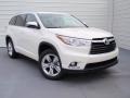 2014 Blizzard White Pearl Toyota Highlander Limited  photo #2