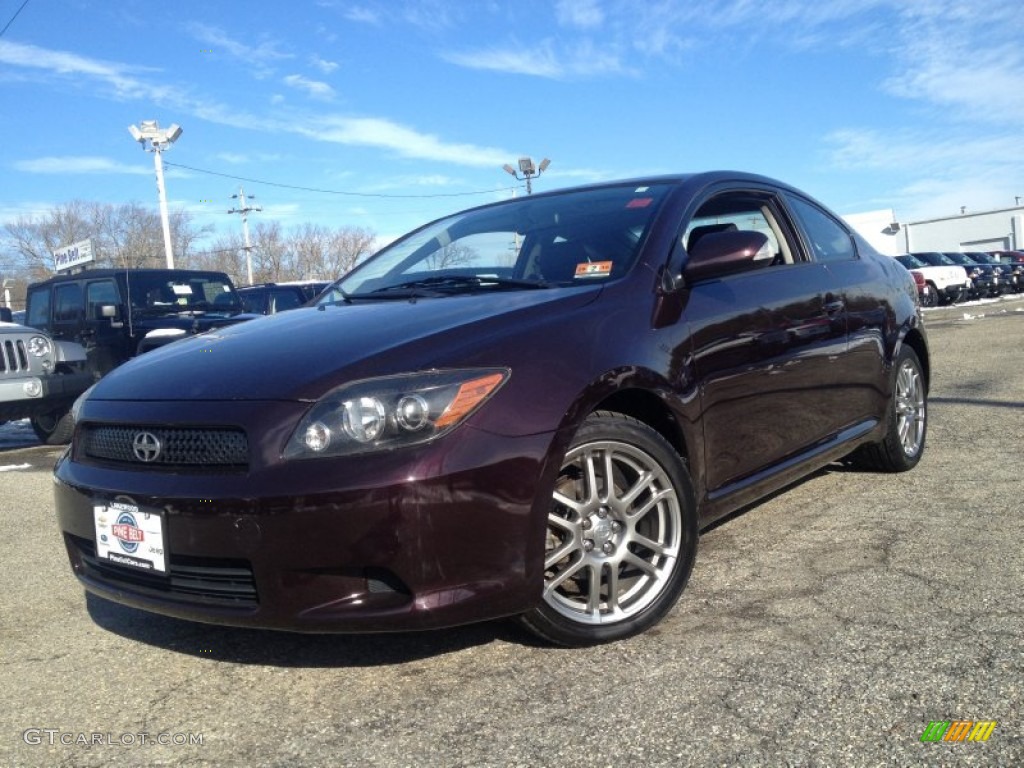 2008 tC  - Sizzling Crimson Red Mica / Dark Charcoal Gray photo #1