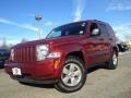 2011 Deep Cherry Red Crystal Pearl Jeep Liberty Sport 4x4  photo #1