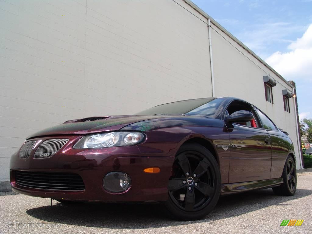 2005 GTO Coupe - Custom Dark Red Metallic / Red photo #1