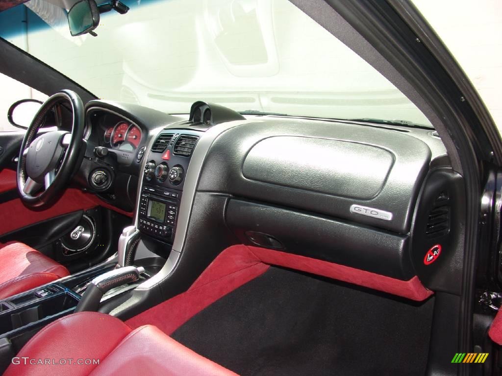 2005 GTO Coupe - Custom Dark Red Metallic / Red photo #13