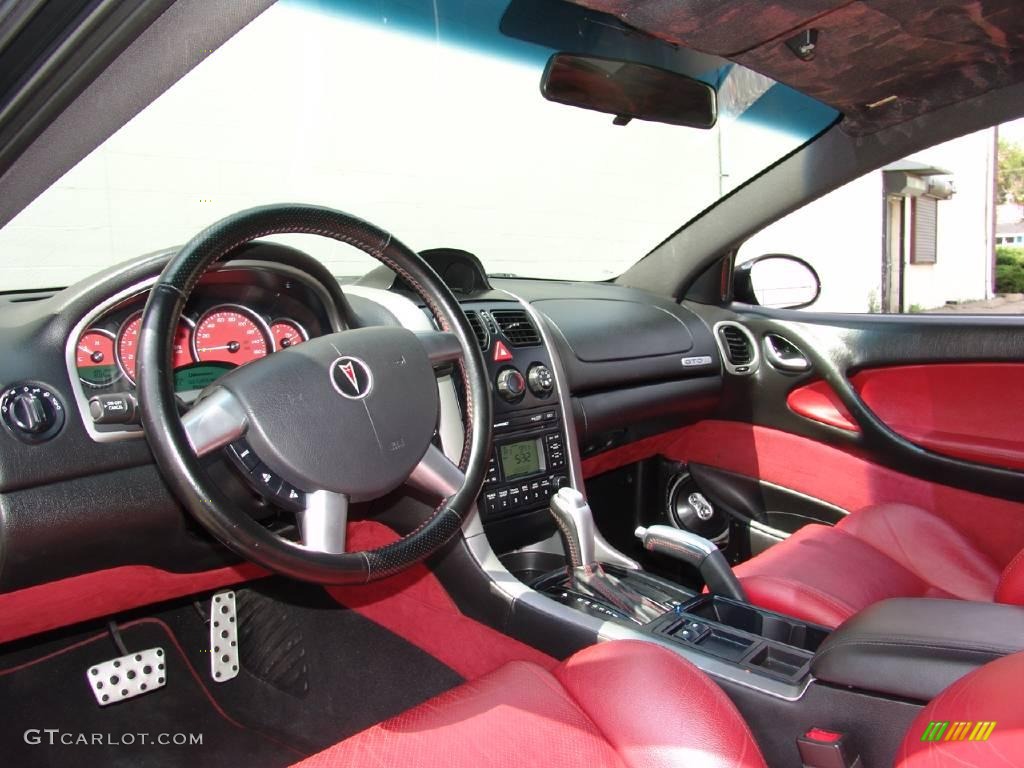 2005 GTO Coupe - Custom Dark Red Metallic / Red photo #14