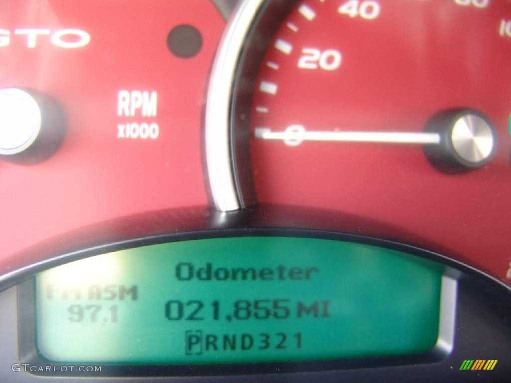 2005 GTO Coupe - Custom Dark Red Metallic / Red photo #19