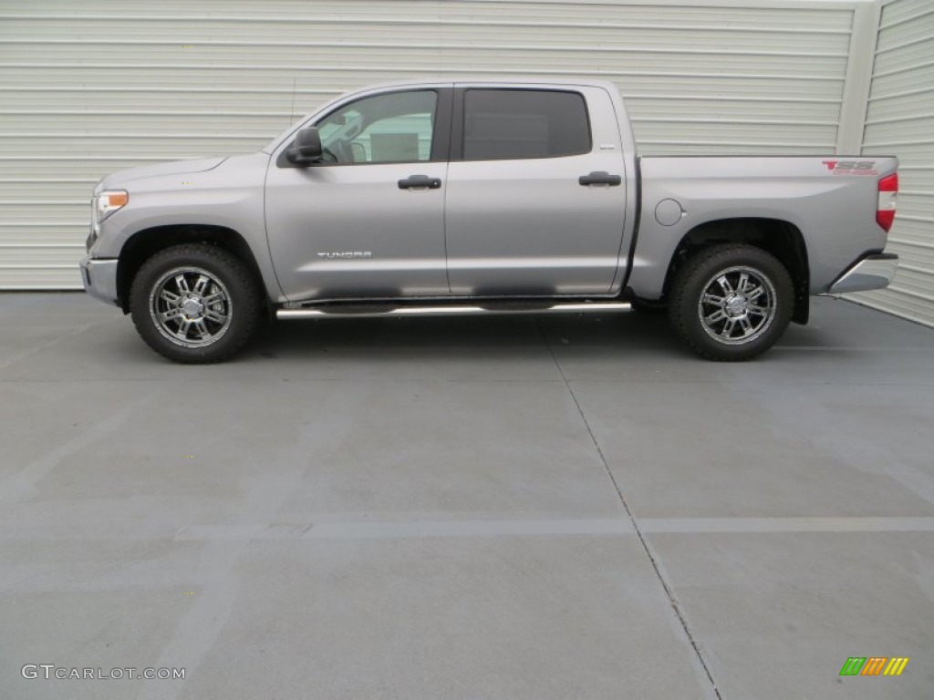 2014 Tundra TSS CrewMax - Silver Sky Metallic / Black photo #6