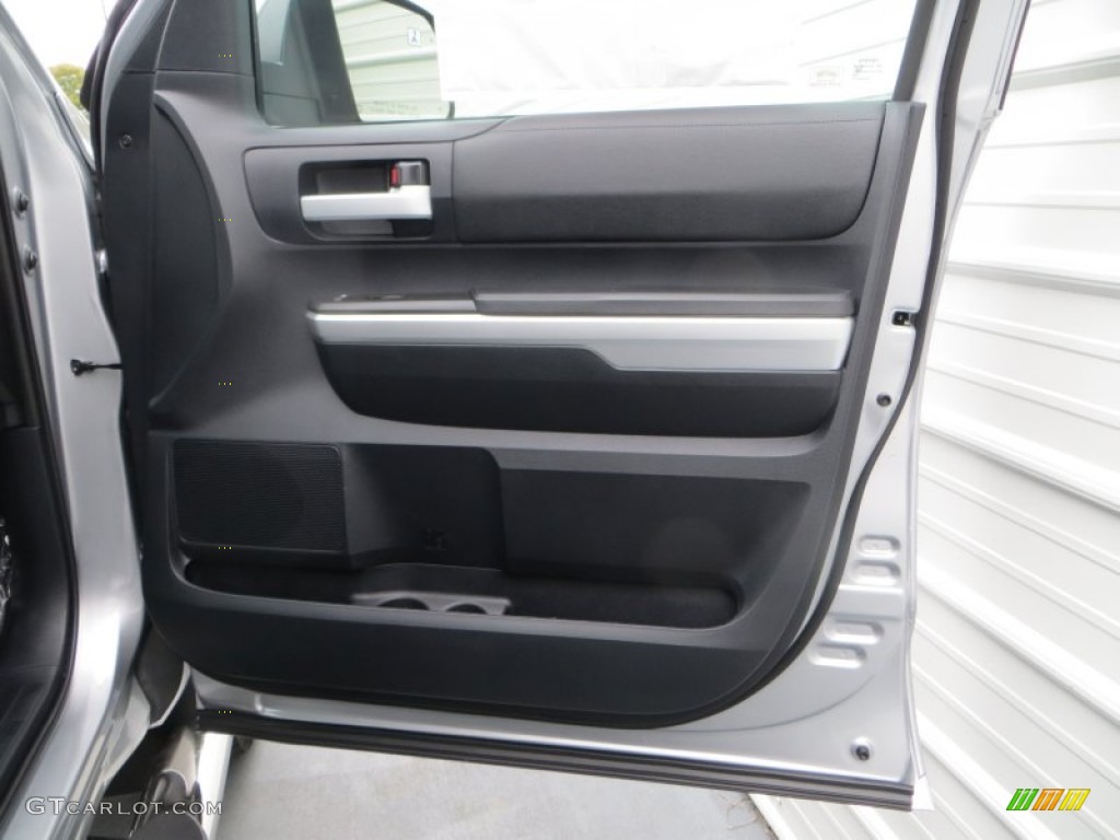 2014 Toyota Tundra TSS CrewMax Black Door Panel Photo #90410310