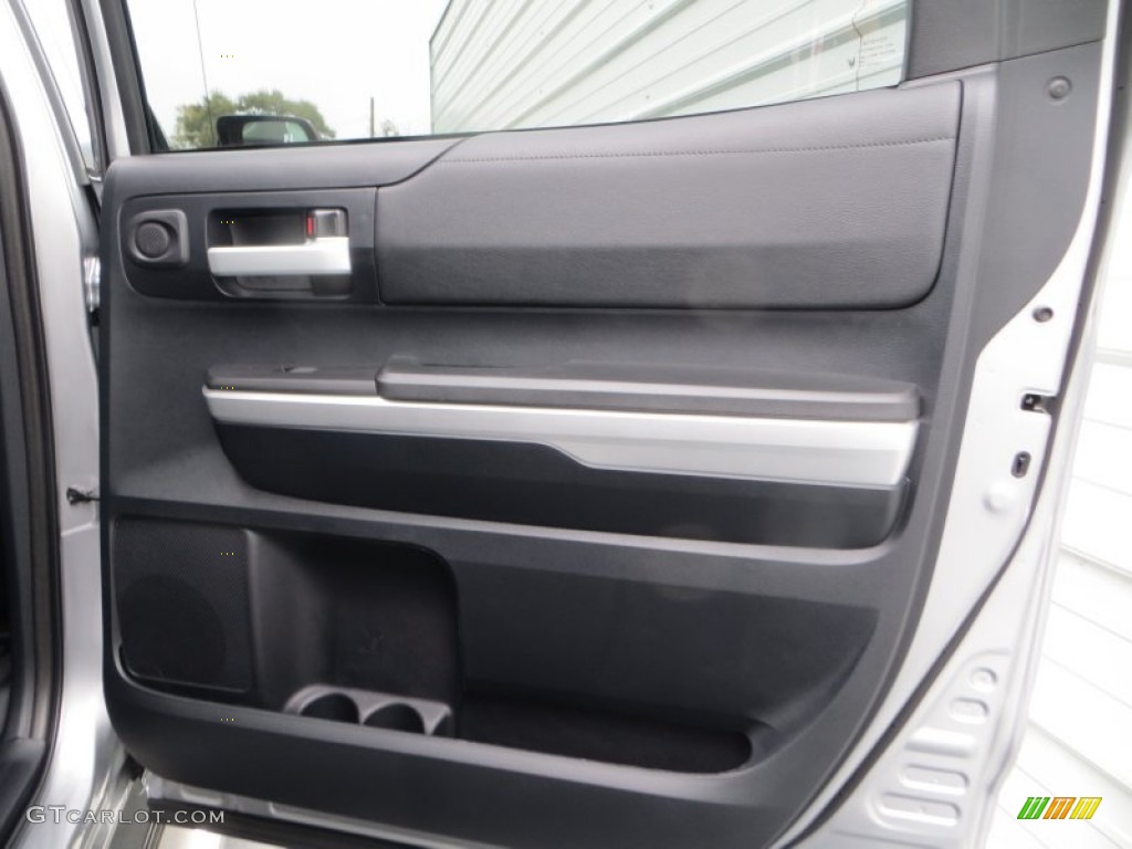 2014 Toyota Tundra TSS CrewMax Black Door Panel Photo #90410379