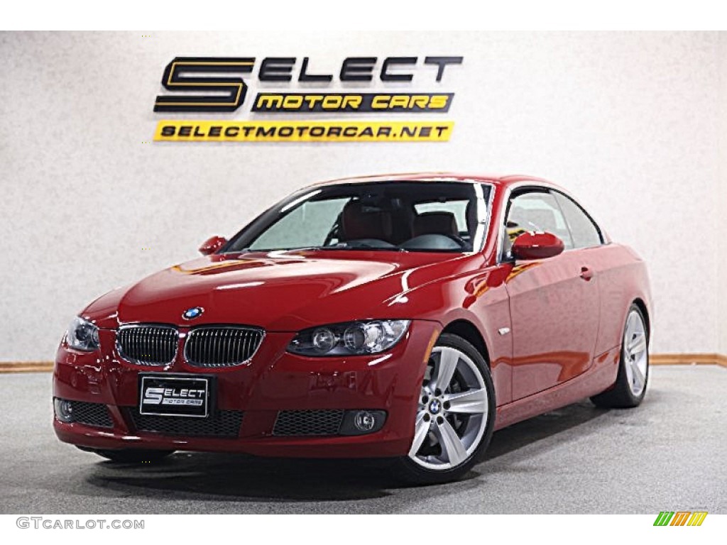2008 3 Series 335i Convertible - Crimson Red / Coral Red/Black photo #1