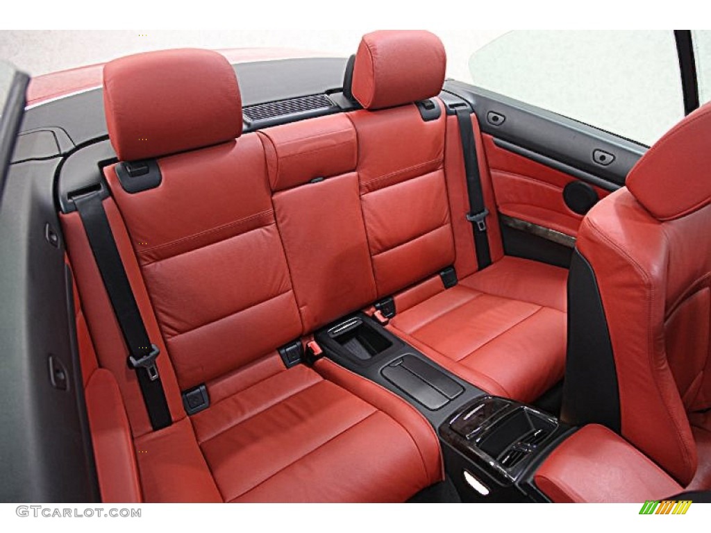 2008 3 Series 335i Convertible - Crimson Red / Coral Red/Black photo #12