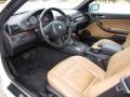 2002 BMW 3 Series Natural Brown Interior Prime Interior Photo