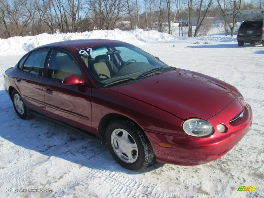 Toreador Red Metallic 1998 Ford Taurus LX Exterior Photo #90411288