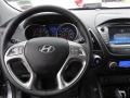 Black 2014 Hyundai Tucson Limited Steering Wheel