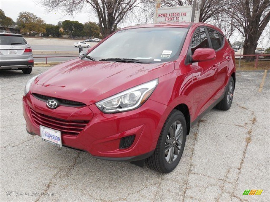 2014 Tucson GLS - Garnet Red / Beige photo #1