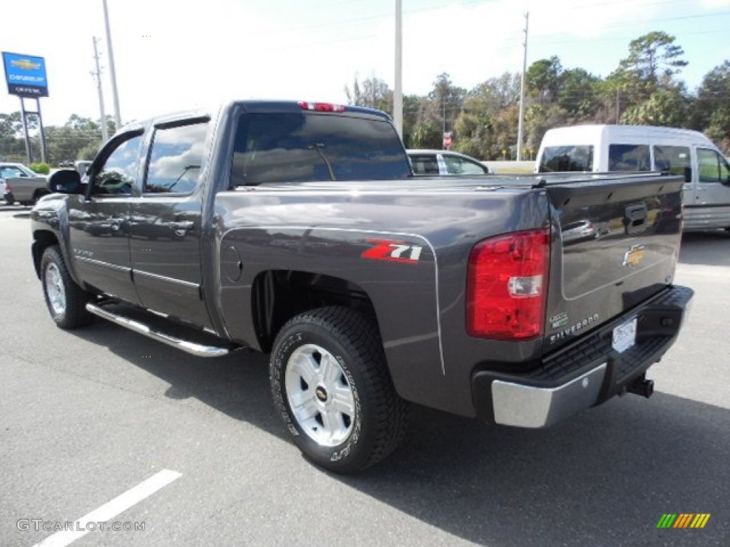 2011 Silverado 1500 LTZ Crew Cab - Taupe Gray Metallic / Light Titanium/Dark Titanium photo #3