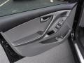 Gray 2014 Hyundai Elantra Limited Sedan Door Panel
