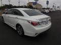 2013 Porcelain White Pearl Hyundai Sonata Hybrid Limited  photo #4