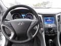 2013 Hyundai Sonata Gray Interior Steering Wheel Photo