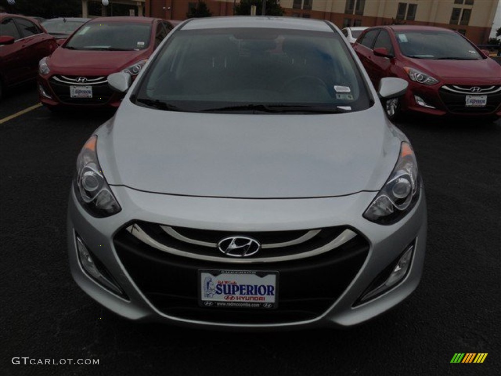 2013 Elantra GT - Silver / Black photo #2