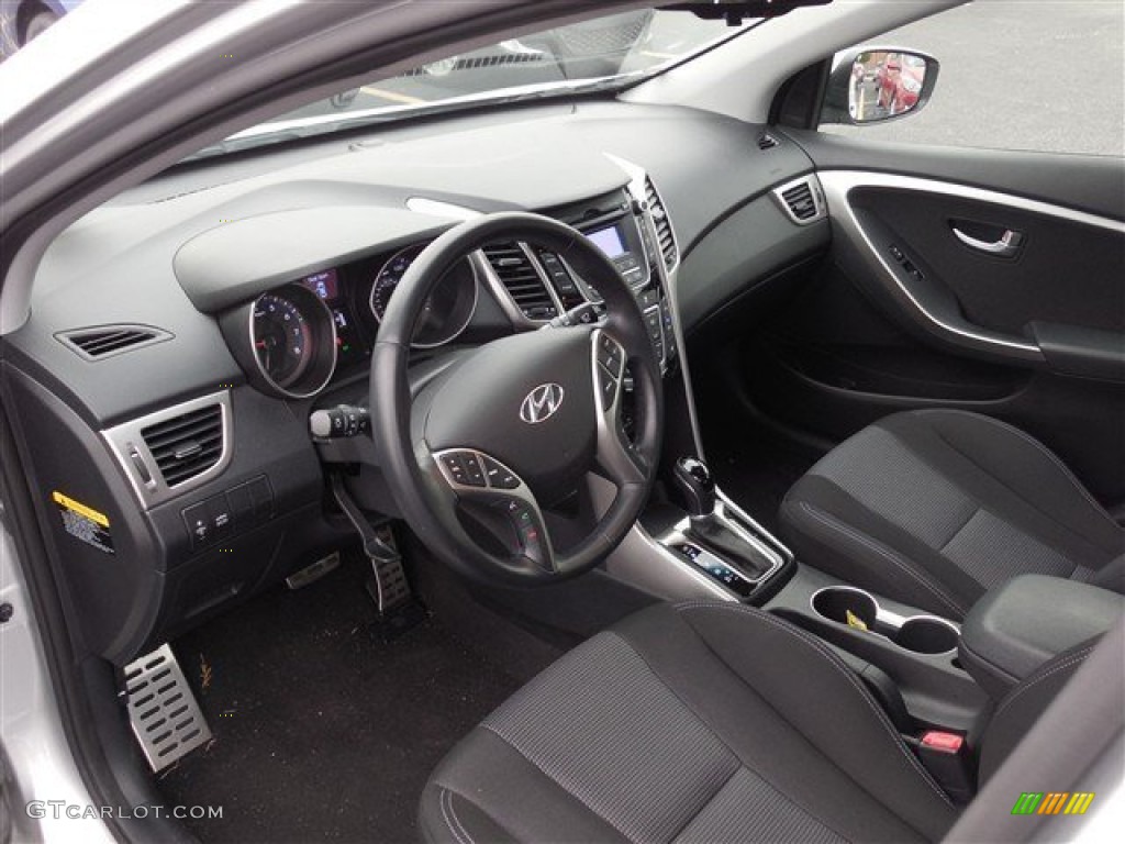 2013 Elantra GT - Silver / Black photo #7