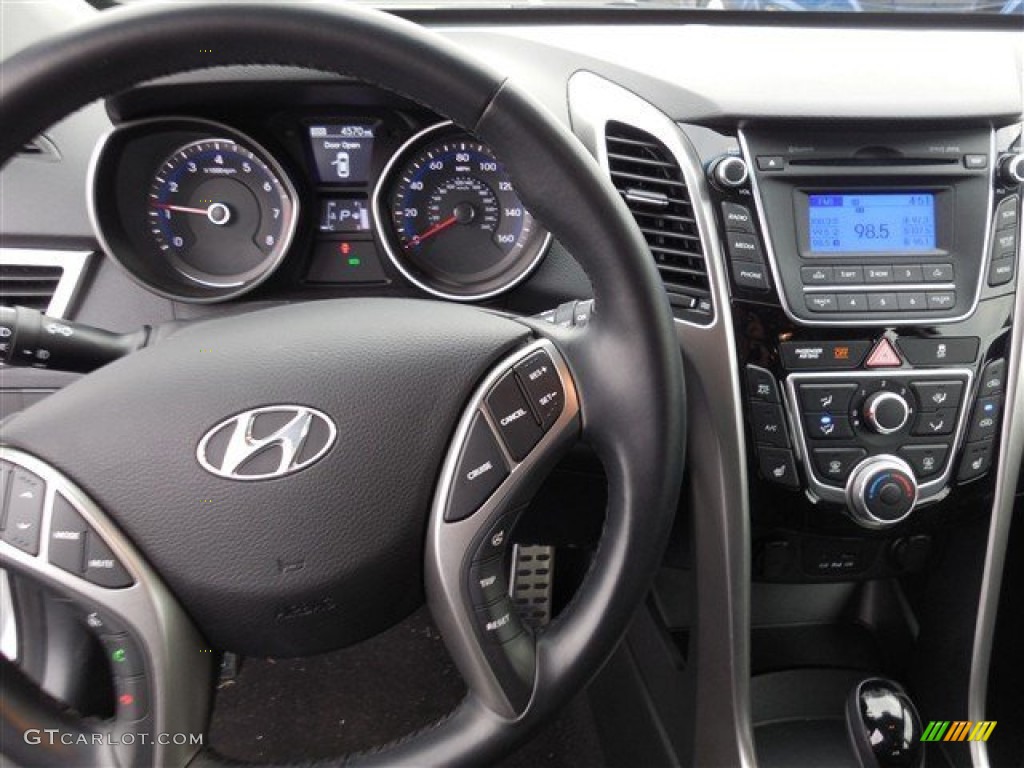 2013 Elantra GT - Silver / Black photo #8