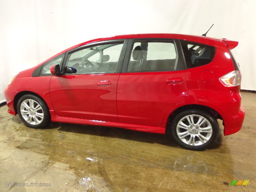 Milano Red 2010 Honda Fit Sport Exterior Photo #90414309
