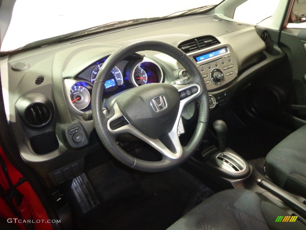 Sport Black Interior 2010 Honda Fit Sport Photo #90414513