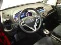 2010 Honda Fit Sport Black Interior Prime Interior Photo